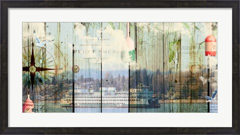 Framed Puget Sound Print