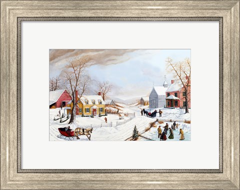Framed Country Calling Print