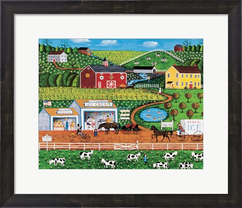 Framed Cloverfield Farms Print