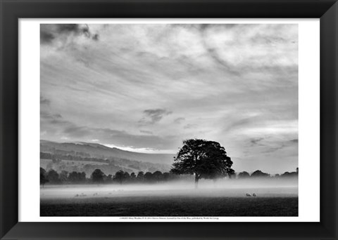 Framed Misty Weather IV Print