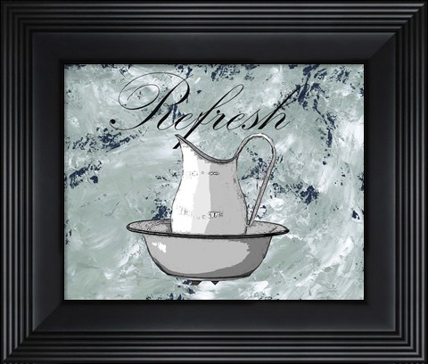 Framed Relax, Refresh I Print