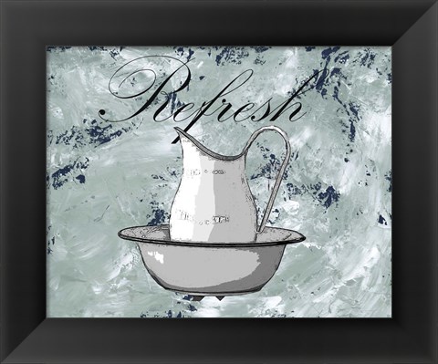 Framed Relax, Refresh I Print