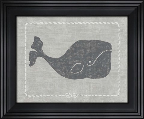 Framed Whale of a Tale I Print