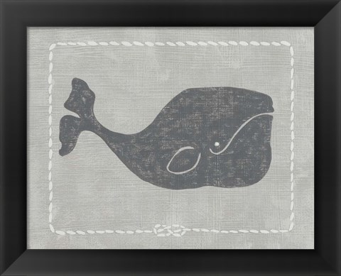 Framed Whale of a Tale I Print