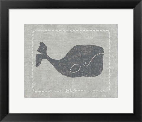 Framed Whale of a Tale I Print