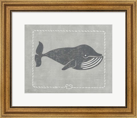 Framed Whale of a Tale III Print