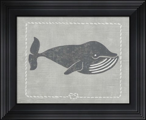 Framed Whale of a Tale III Print