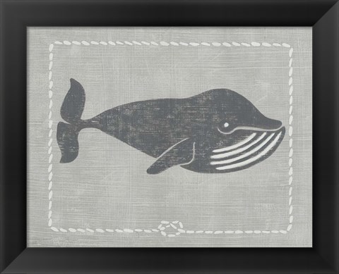 Framed Whale of a Tale III Print