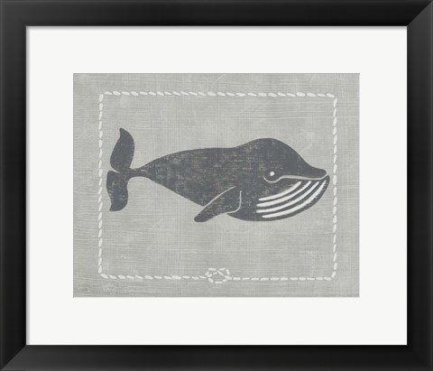 Framed Whale of a Tale III Print