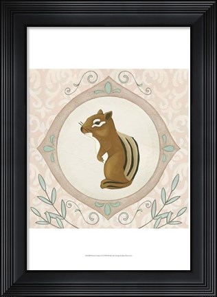 Framed Forest Cameo II Print