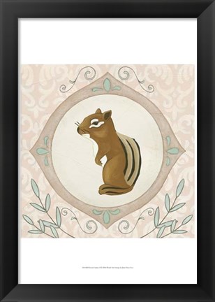 Framed Forest Cameo II Print