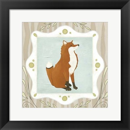 Framed Forest Cameo III Print