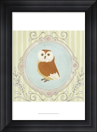 Framed Forest Cameo V Print