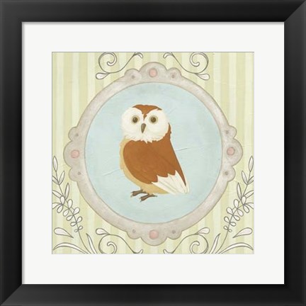 Framed Forest Cameo V Print