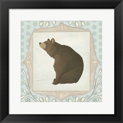 Framed Forest Cameo VIII Print