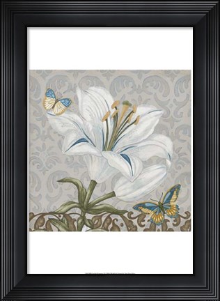 Framed Garden Romance II Print