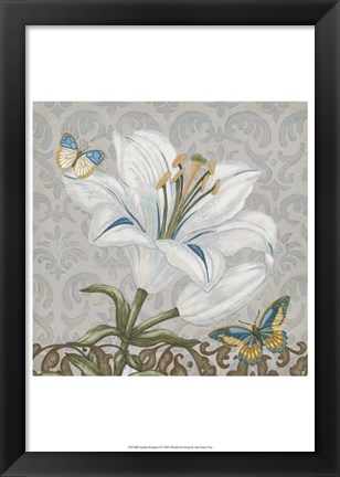 Framed Garden Romance II Print