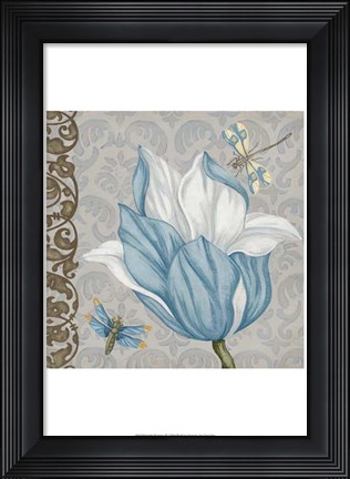 Framed Garden Romance III Print
