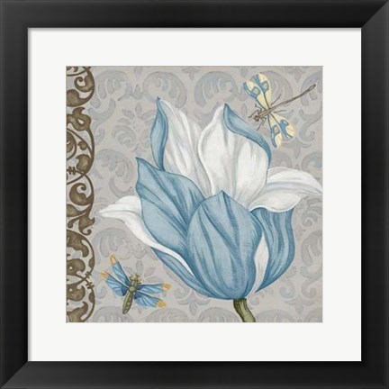 Framed Garden Romance III Print