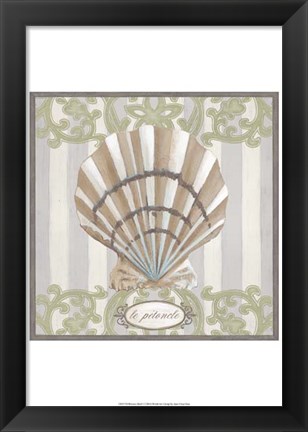 Framed Riviera Shell I Print