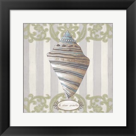 Framed Riviera Shell II Print