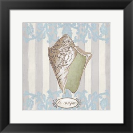 Framed Riviera Shell IV Print