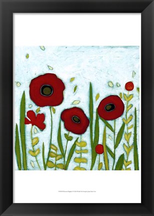 Framed Precious Poppies I Print