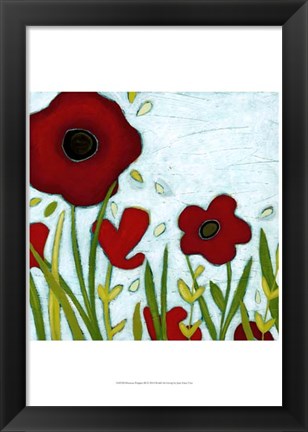 Framed Precious Poppies III Print