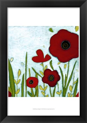 Framed Precious Poppies IV Print