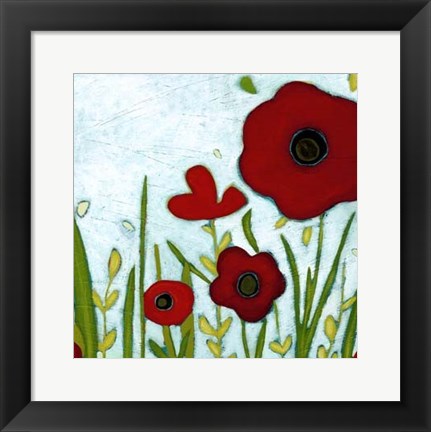 Framed Precious Poppies IV Print