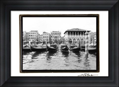 Framed Glimpses, Grand Canal, Venice II Print