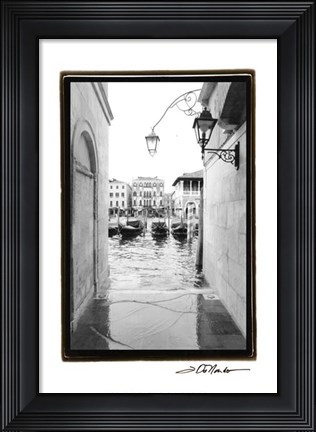 Framed Glimpses, Grand Canal, Venice III Print