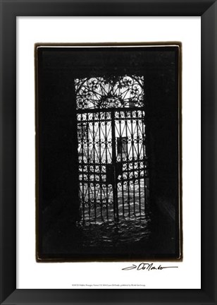 Framed Hidden Passages, Venice I Print