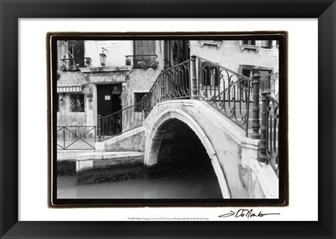 Framed Hidden Passages, Venice II Print