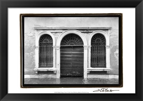 Framed Hidden Passages, Venice V Print
