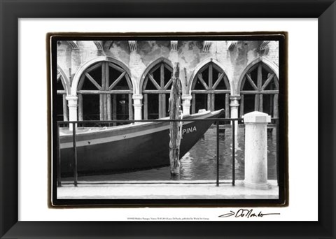 Framed Hidden Passages, Venice IX Print