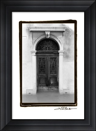 Framed Venetian Doorways I Print