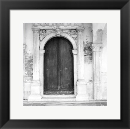 Framed Venetian Doorways II Print