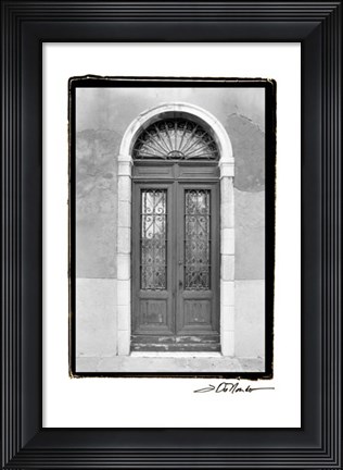 Framed Venetian Doorways III Print