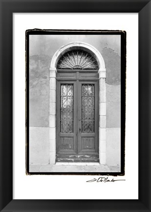 Framed Venetian Doorways III Print