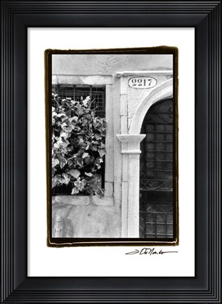 Framed Venetian Doorways IV Print