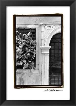 Framed Venetian Doorways IV Print