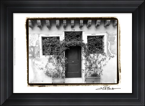 Framed Venetian Doorways V Print