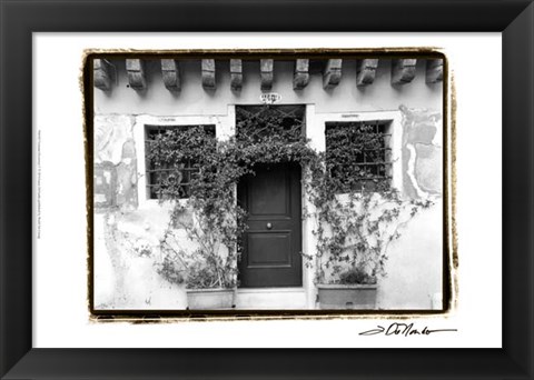 Framed Venetian Doorways V Print