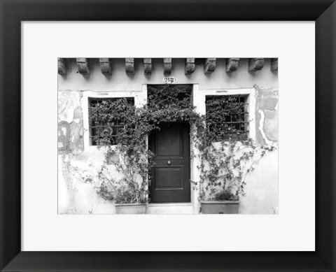 Framed Venetian Doorways V Print