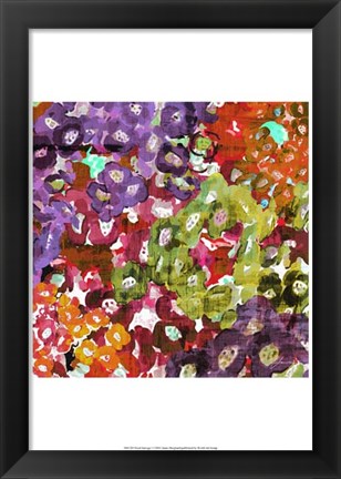 Framed Floral Barrage I Print