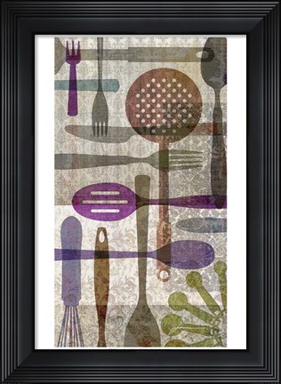 Framed On the Table I Print