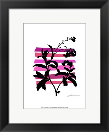 Framed Color Shade V Print