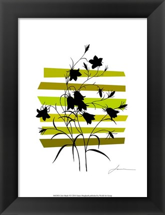 Framed Color Shade VI Print