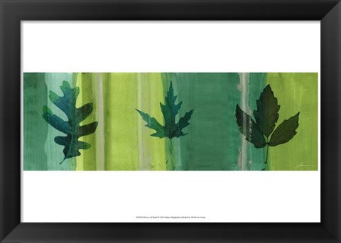 Framed Silver Leaf Panel II Print